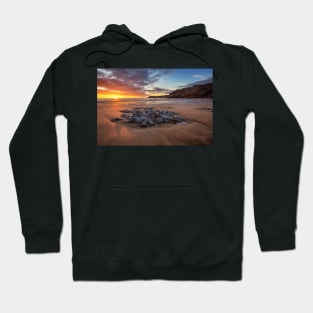 Mewslade Bay Sunset, Gower Hoodie